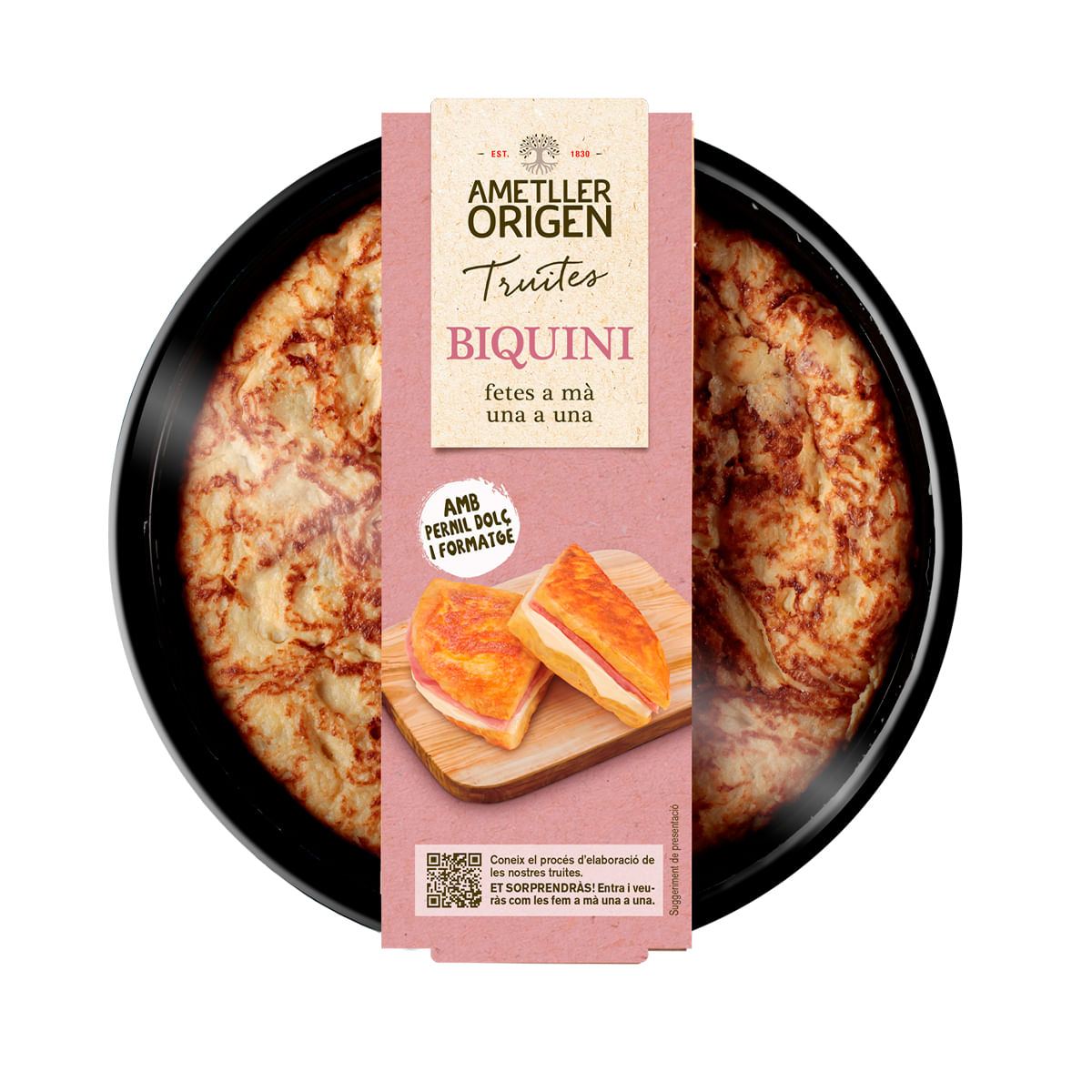 Tortilla De JamÃ³n Y Queso Ametller Origen 460g