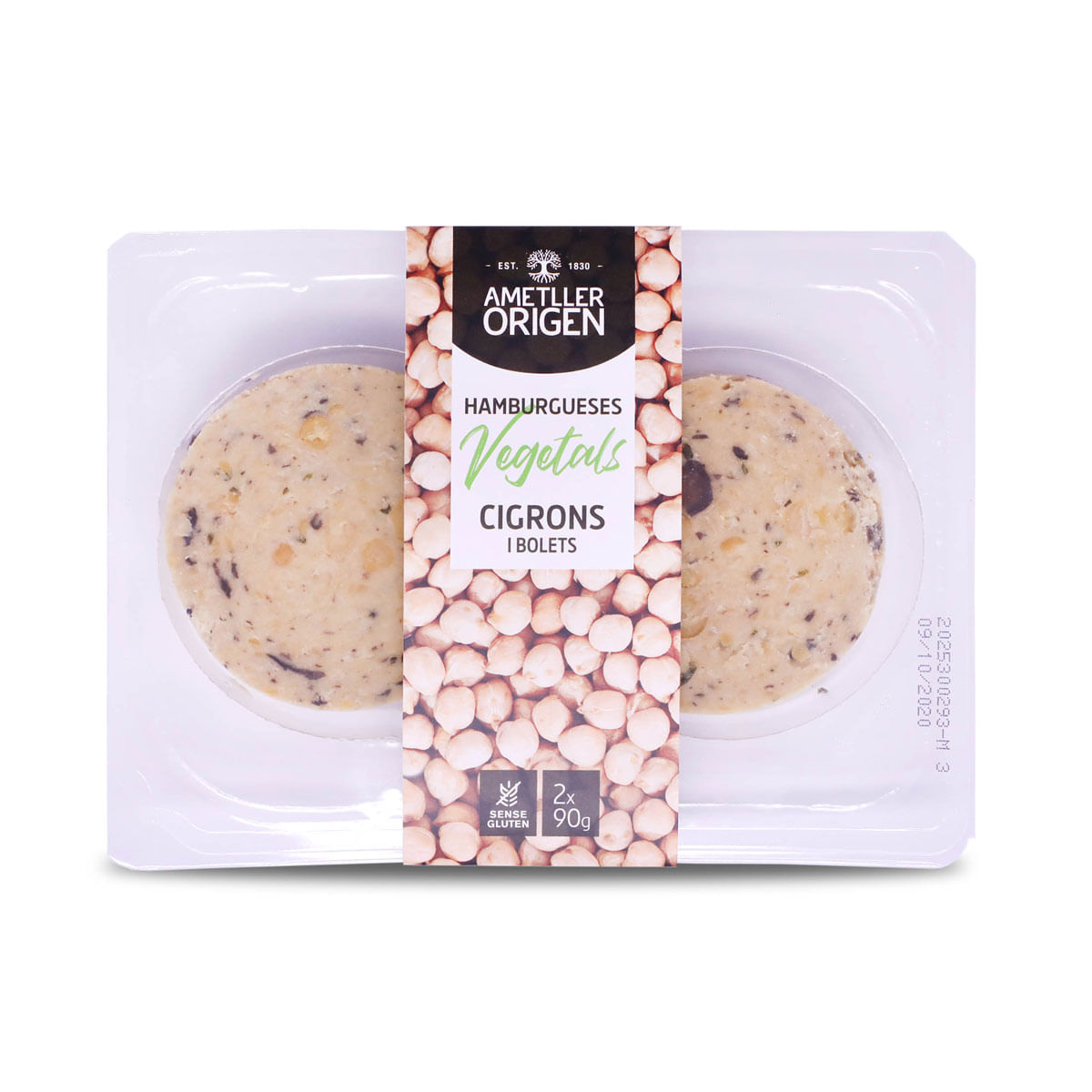 Hamburguesa de cigrons Ametller Origen 180g