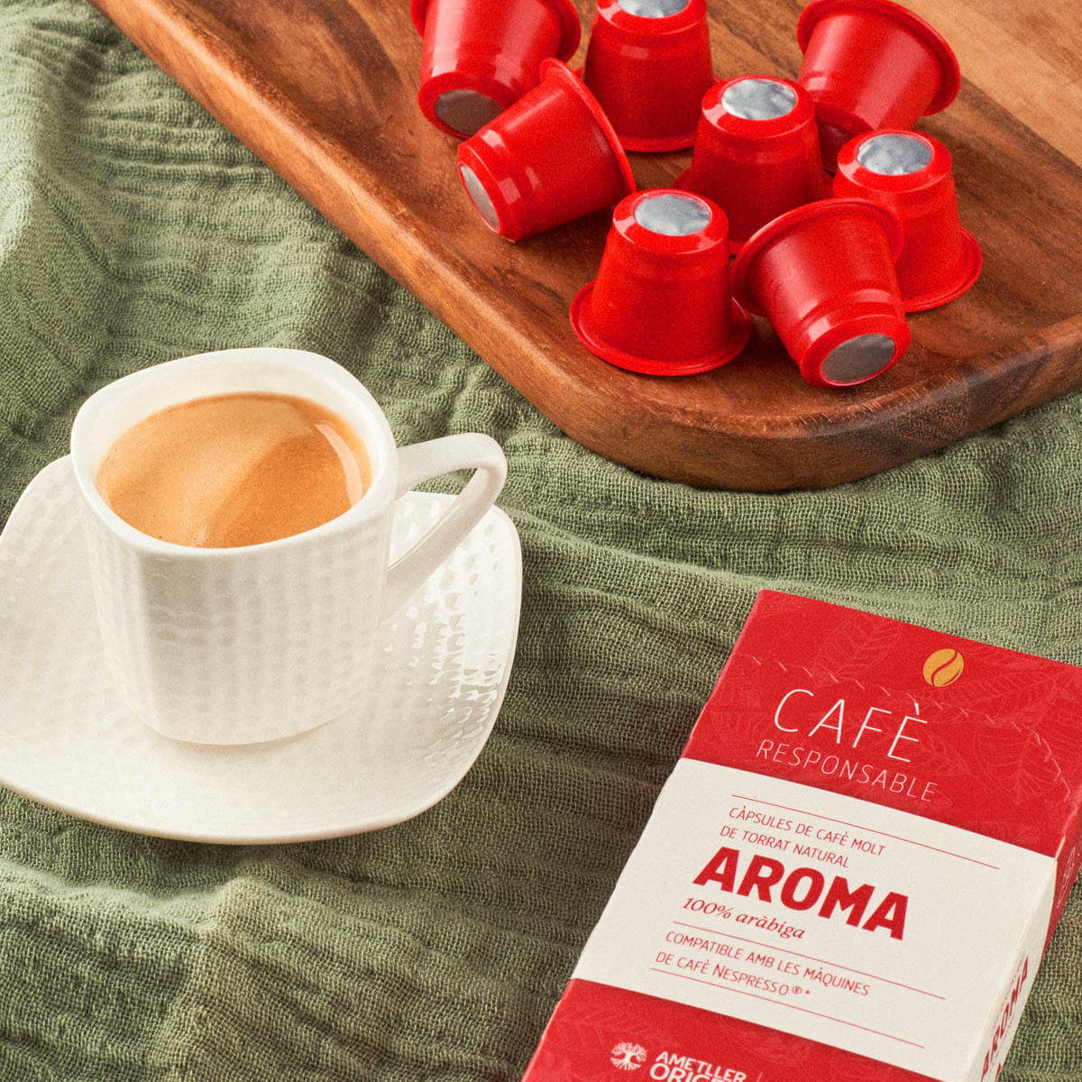 Càpsules cafè aroma 10u. Ametller Origen