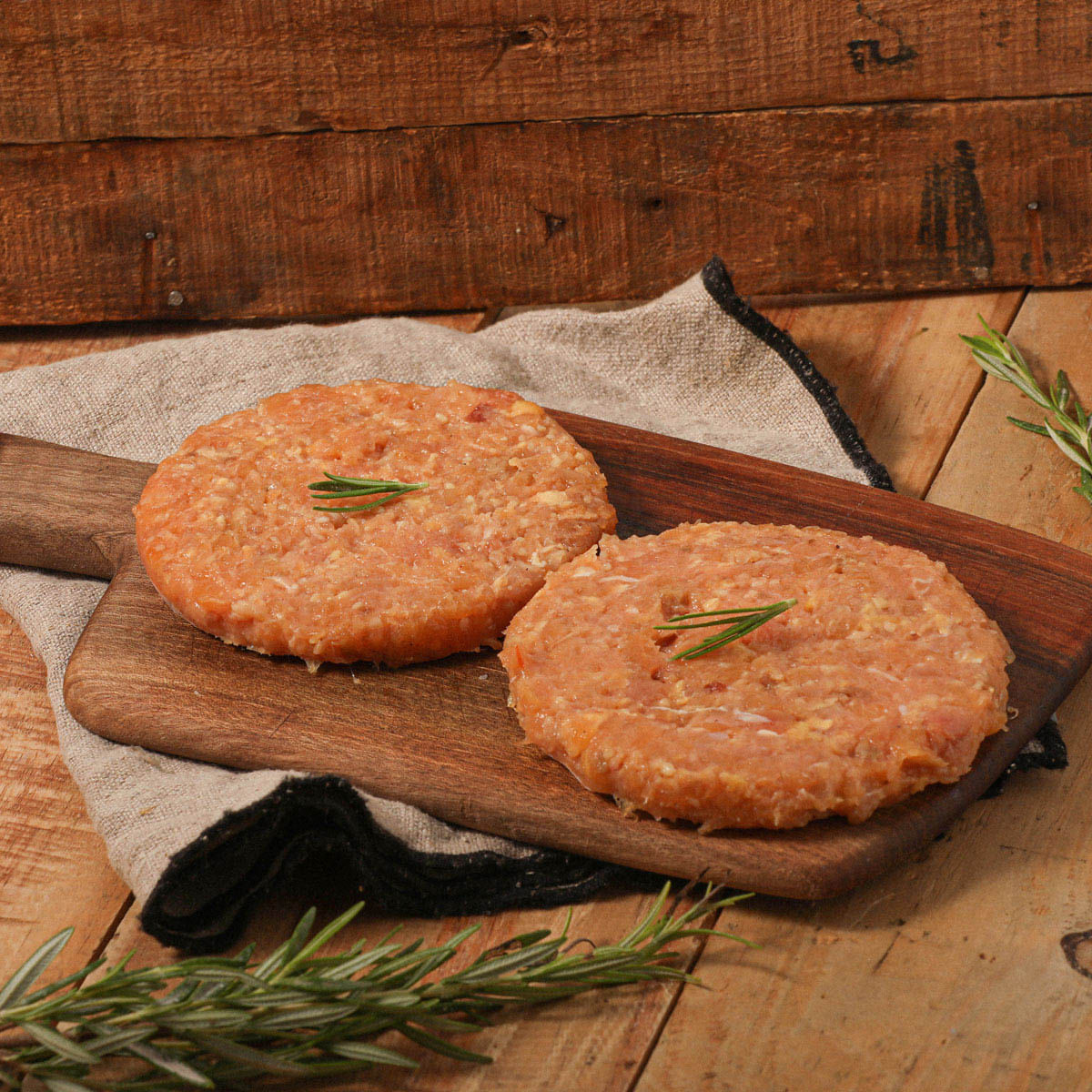 Hamburguesa de pollastre amb ceba Ametller Origen - 2u.