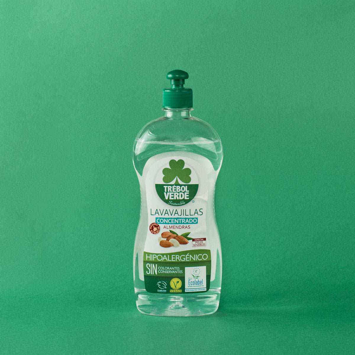 Rentavaixelles ametlla ECO Pells Sensibles TRÉBOL VERDE 750ml