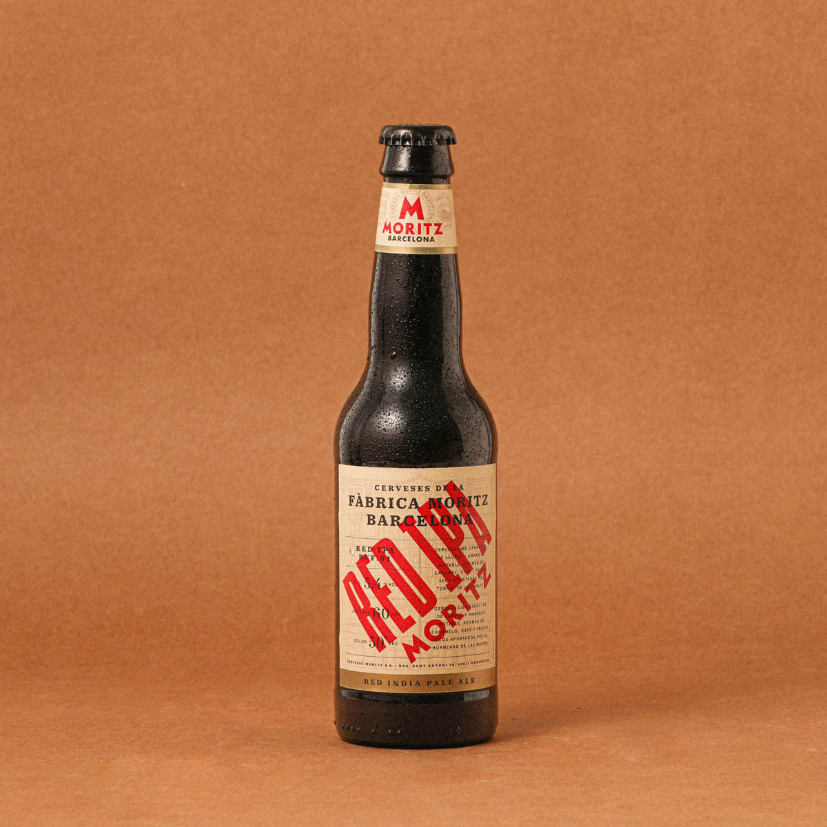 Cervesa red indian pale ale Moritz 33cl