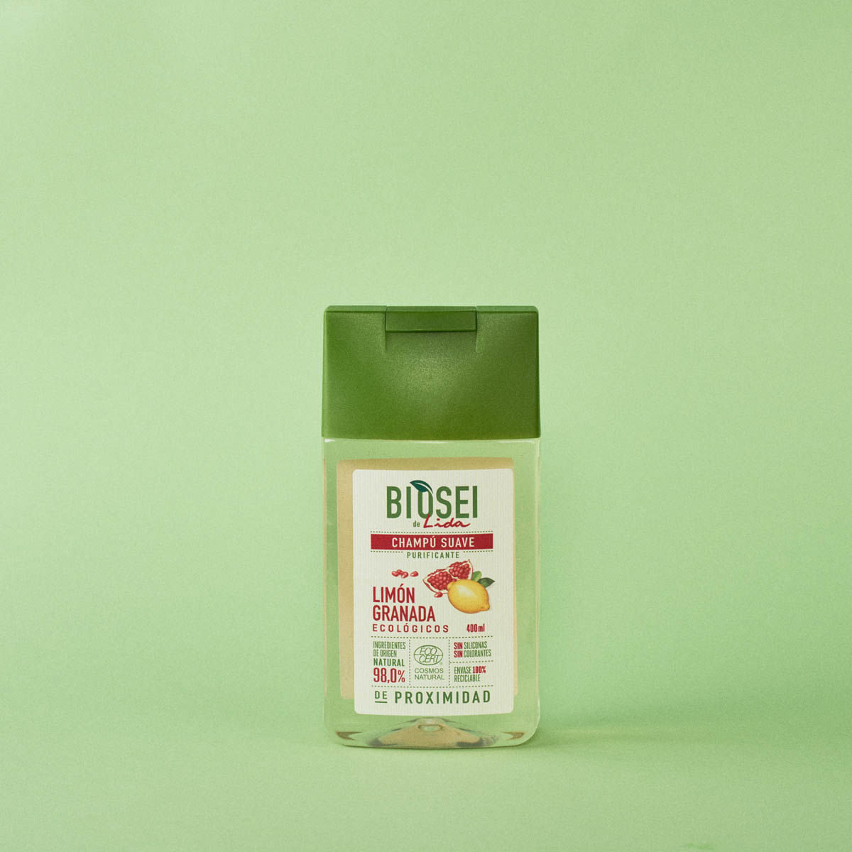 Xampú llimona/magrana BIOSEI 400ml