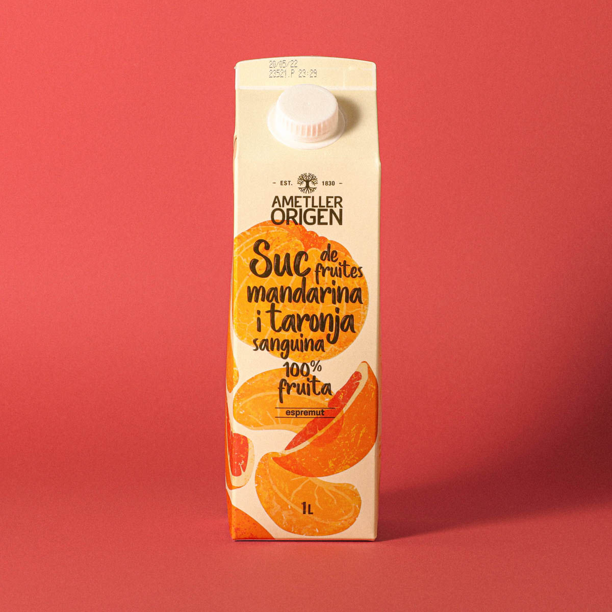 Zumo Mandarina Sanguina Ametller Origen 1L