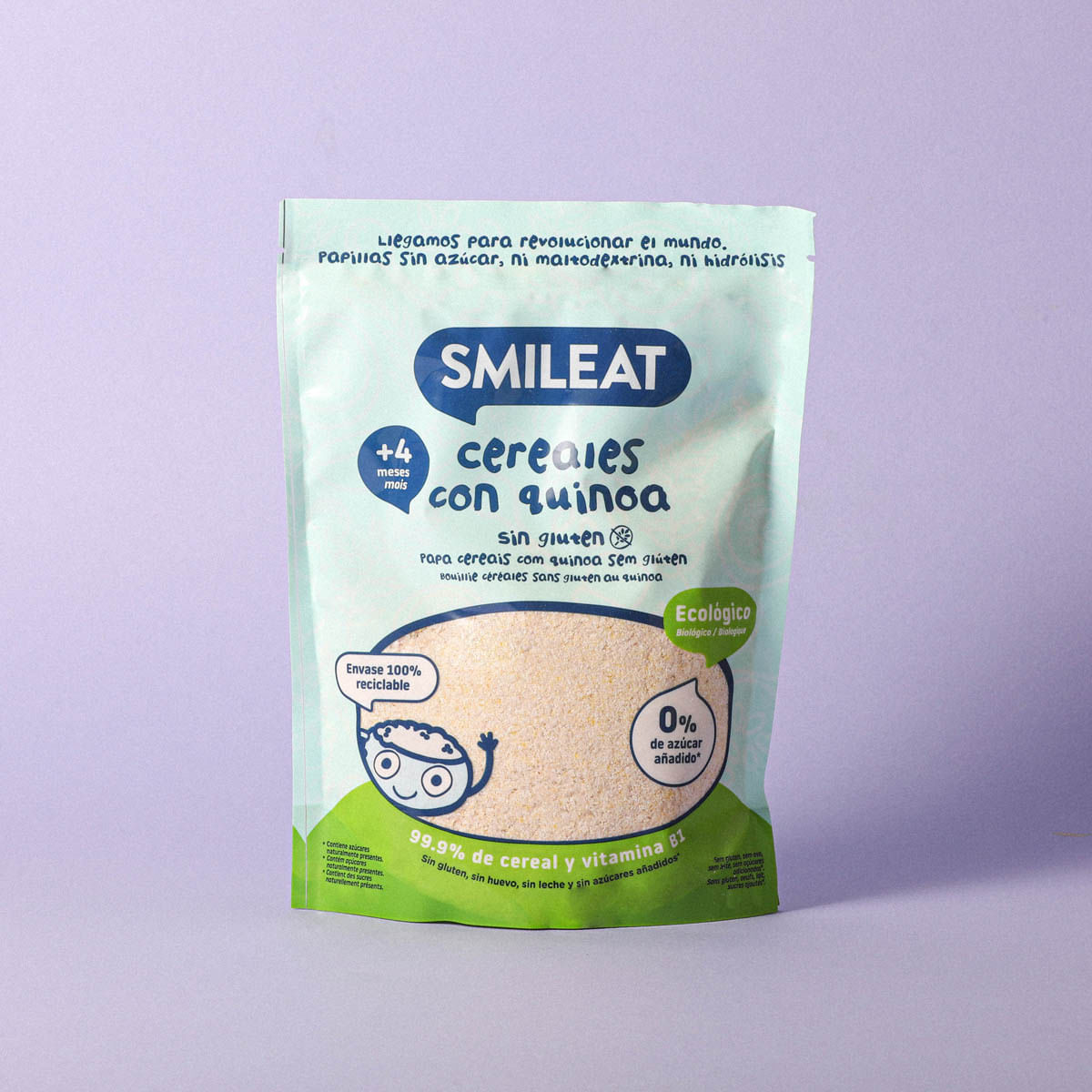 Farineta s/gluten quinoa 100% ECO Smileat