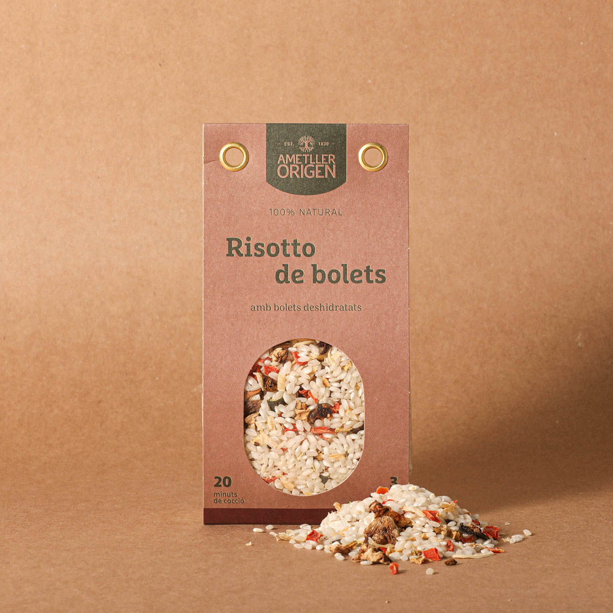 Risotto bolets Ametller Origen 280g