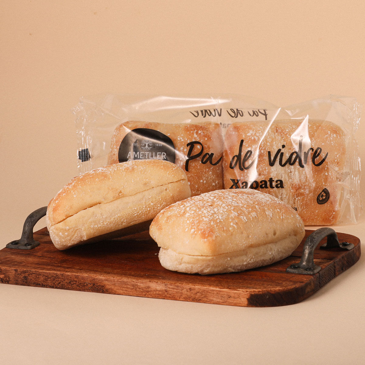 Pan De Chapata De Cristal Ametller Origen 190 G 2 Uds.