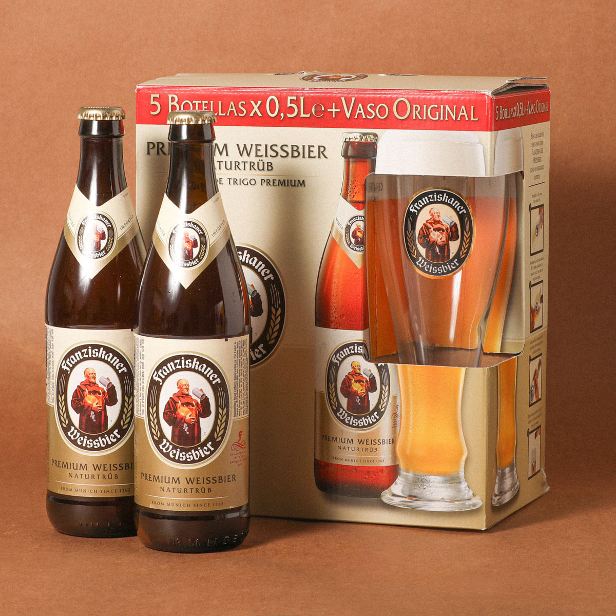 Pack Cervesa + Got FRANZISKANER 50cl 5u