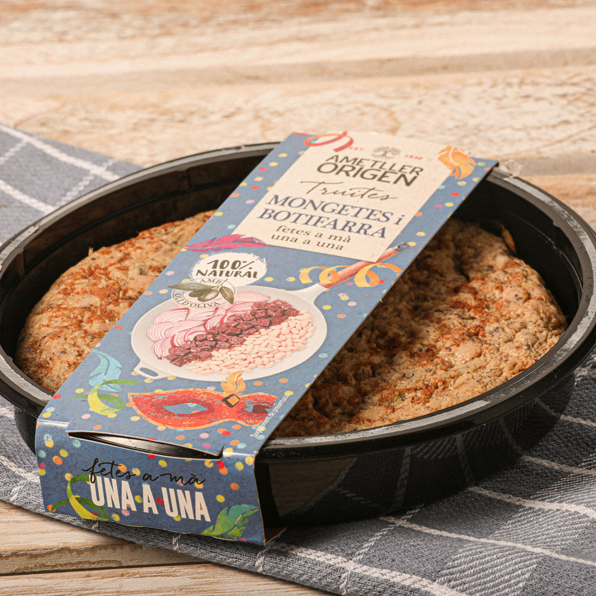 Truita mongeta i botifarra Ametller Origen 330g
