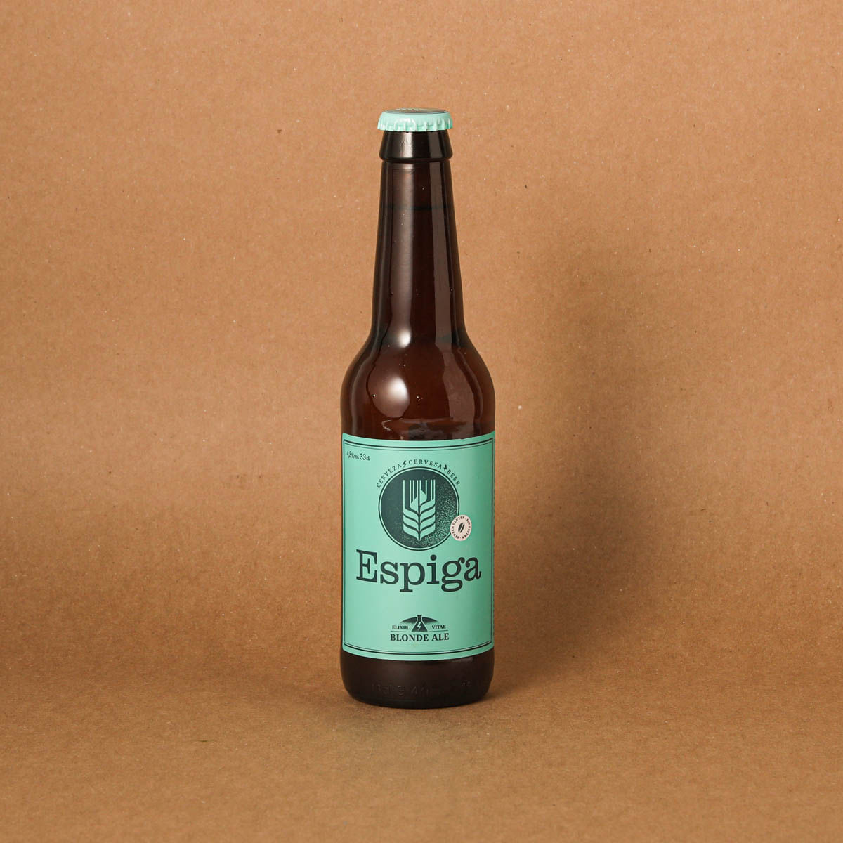 Cervesa artesana blonde ale sense gluten ESPIGA 33cl