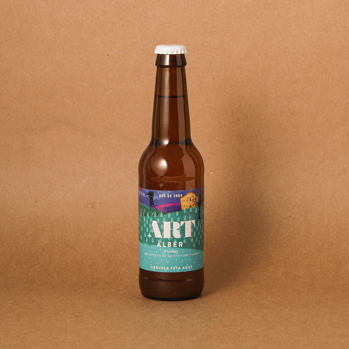 Cervesa artesana de blat ART ÀLBER 33cl