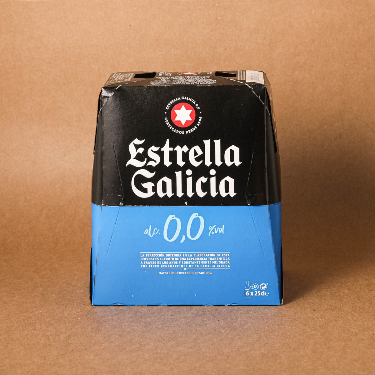 Cervesa 0,0% ESTRELLA GALICIA 25cl 6u