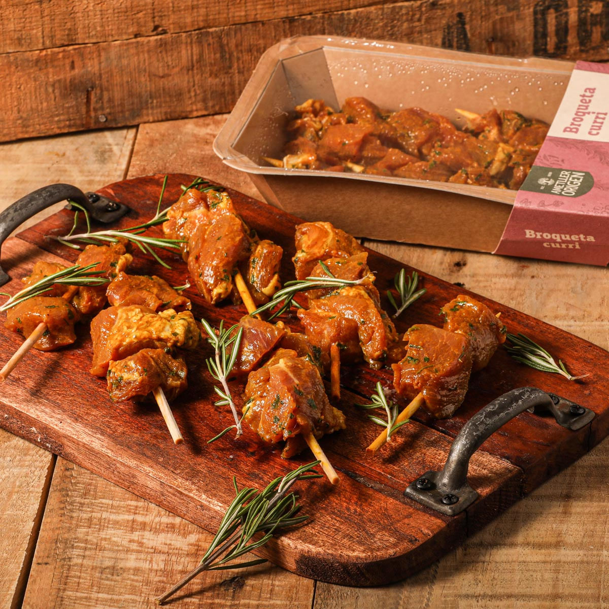Broqueta al curri 250g 6u