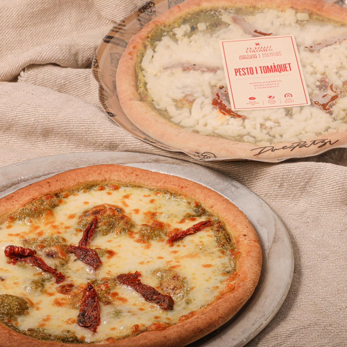 Pizza Fresca Pesto Y Tomate Fratelli Colombo 400 G