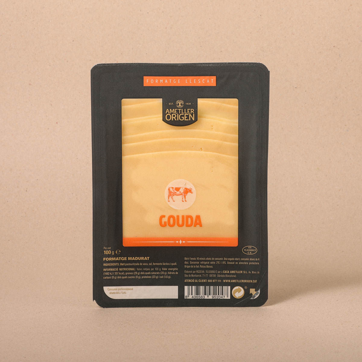 Gouda Llescat Ametller Origen 100g