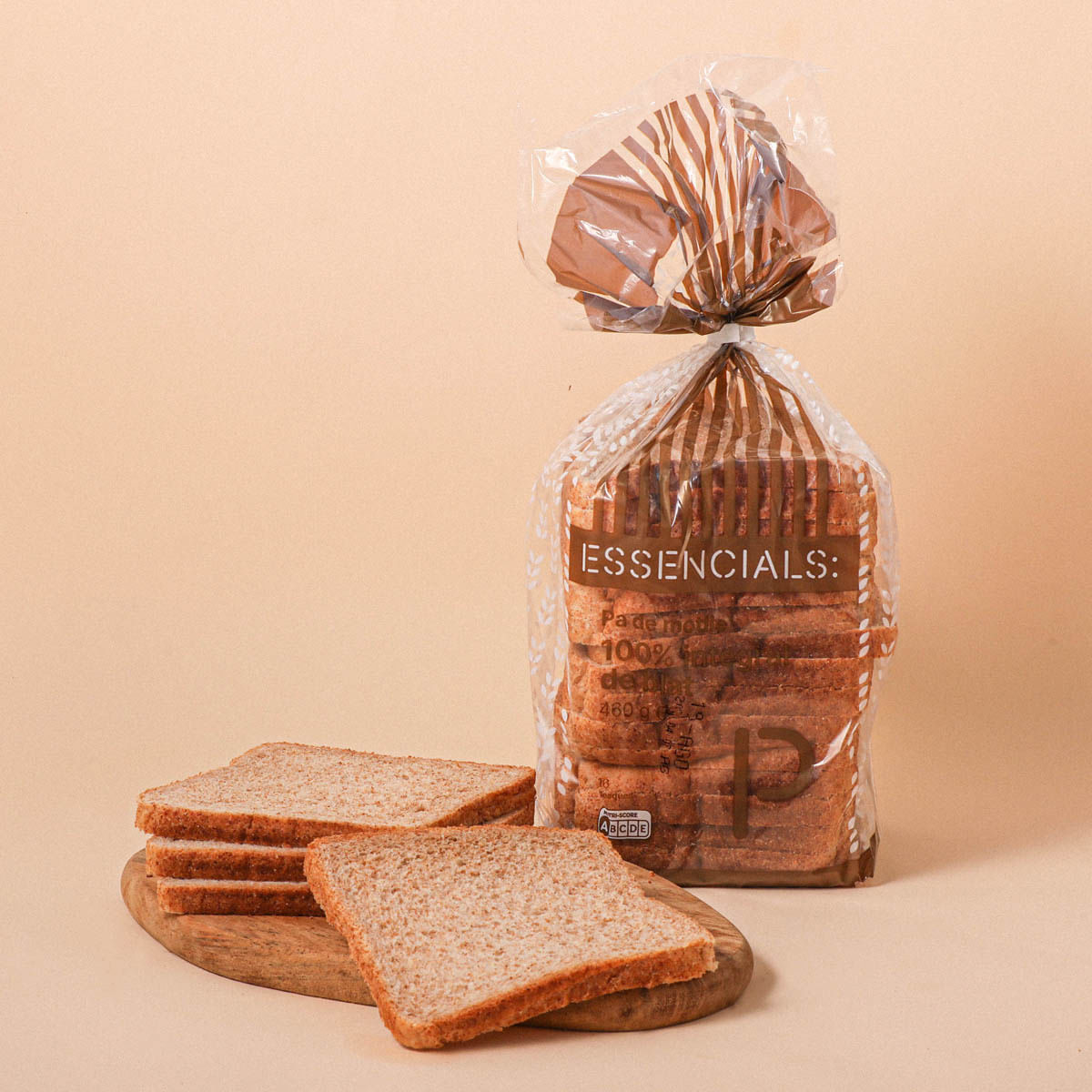 Pan De Molde Integral ESSENCIALS 460g