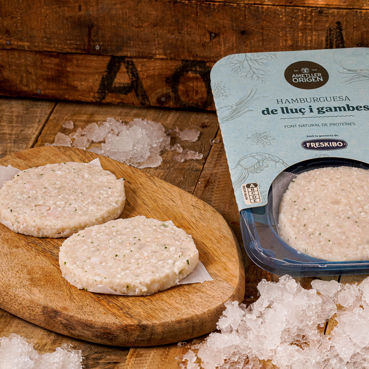 Hamburguesa De Merluza Y Gamba Ametller Origen 160 G