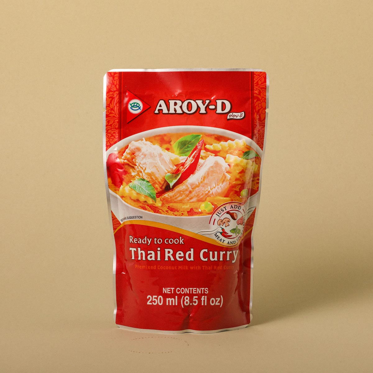 Salsa Curry Rojo Thai AROY-D 250ml