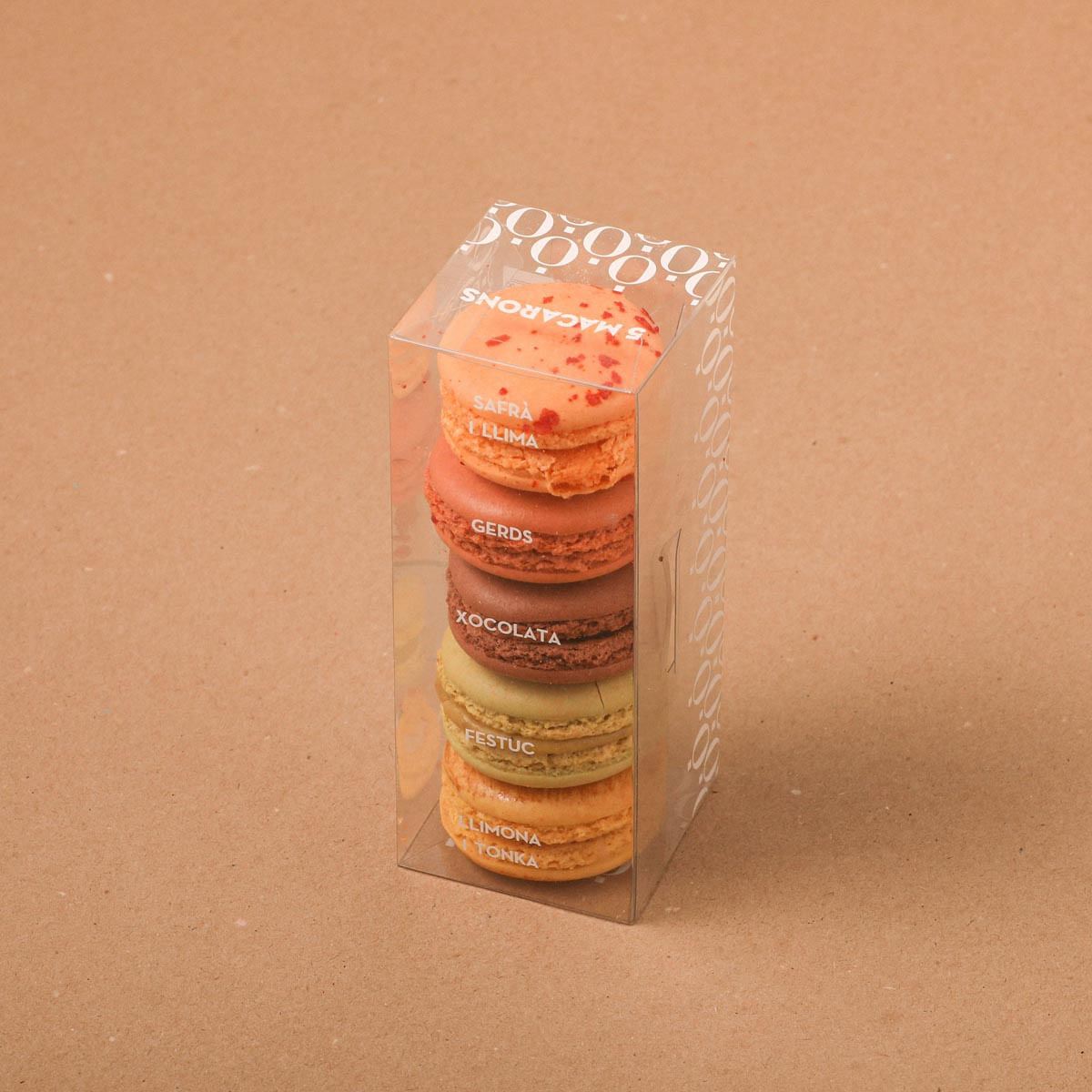 Box 5 Macarons Bubo 100g