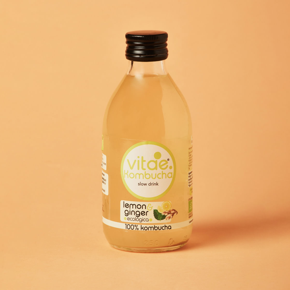 Kombutxa de llimona i gingebre Vitae 250 ml