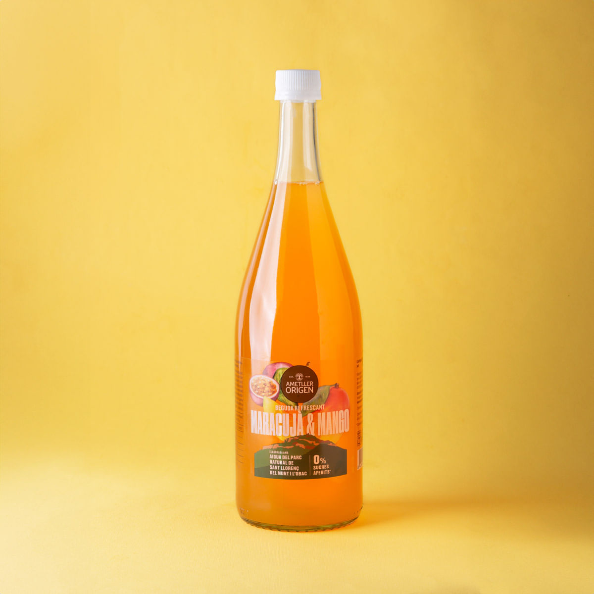 Refresc de maracujà i mango zero Ametller Origen 1L