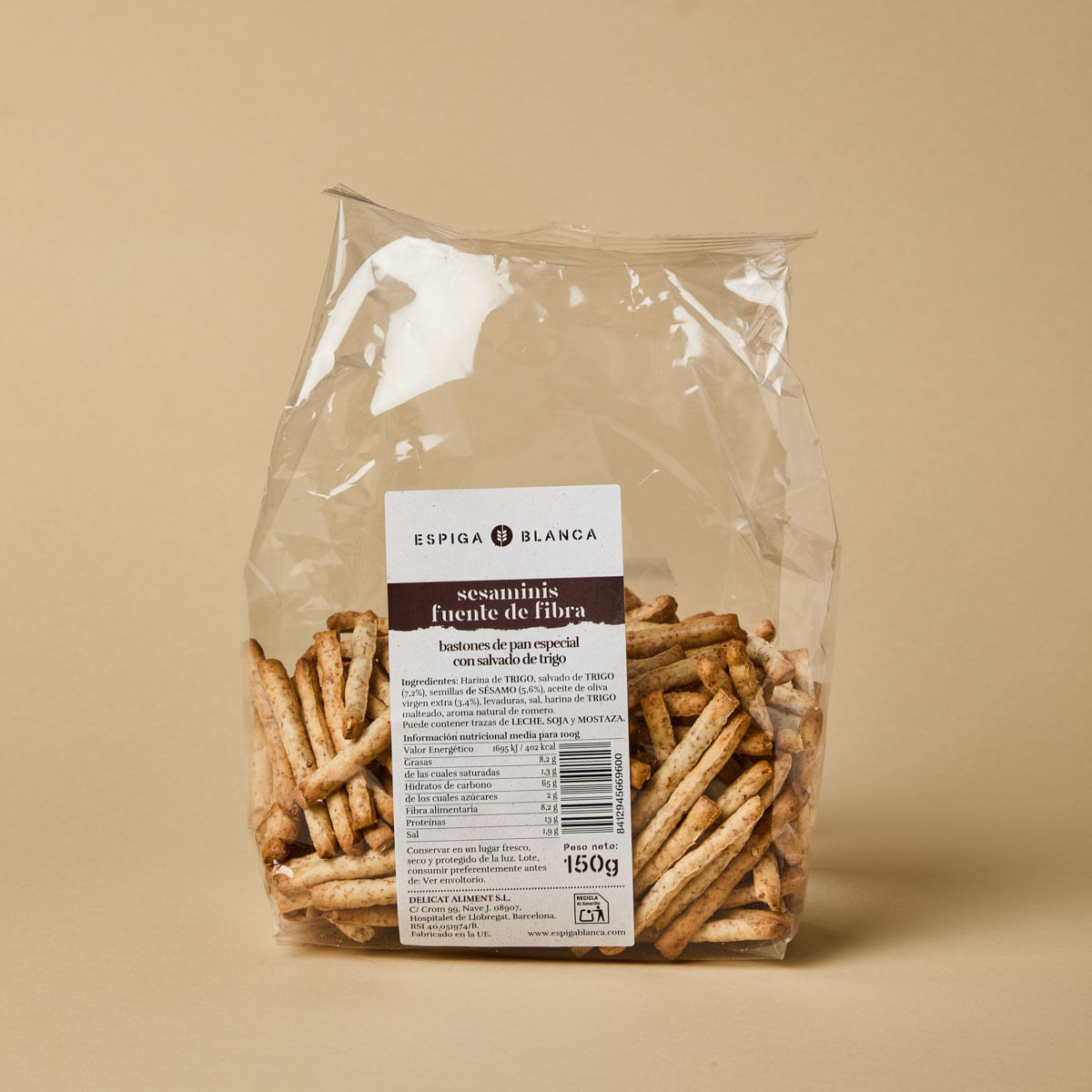 Sesaminis integrals Ametller Origen 150 g