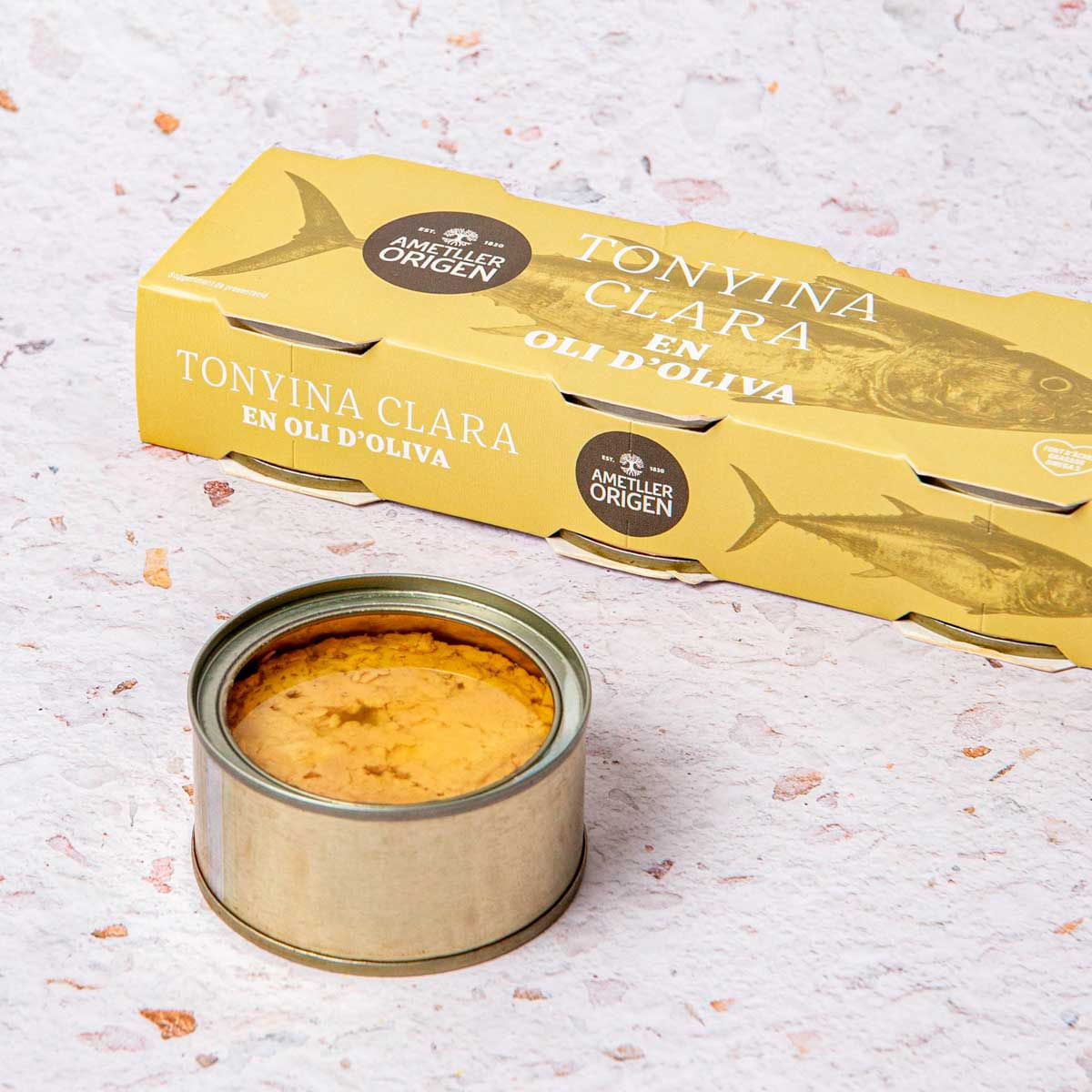 Tonyina clara oli d'oliva Ametller Origen 52g - 3u.